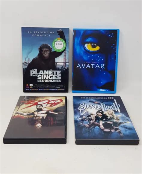 Lot De Dvd La Plan Te Des Singes Avatar Sucker Punch Eur