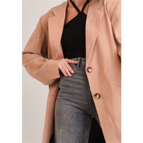 Buy Oversized Nude Blazer by The Loft delivered by Thouqi within 2 working days توصيل
