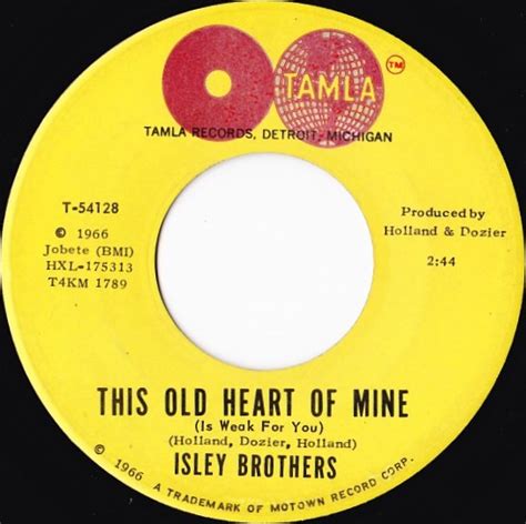 Isley Brothers This Old Heart Of Mine Is Weak For You Vinyl