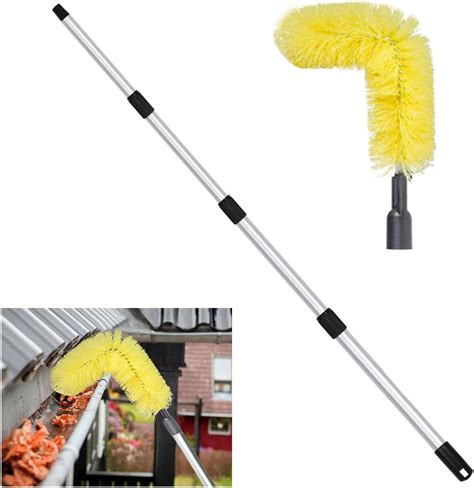 Daisypower Gutter Cleaning Brush Roofing Guard Cleaner Tool With Ft