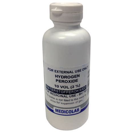 Hydrogen Peroxide 10 Volume 3 Solution Medicolab