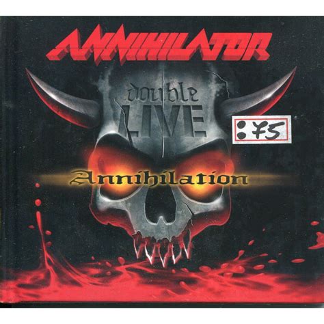 CD Duplo Annihilator Double Live Annihilation Shopee Brasil