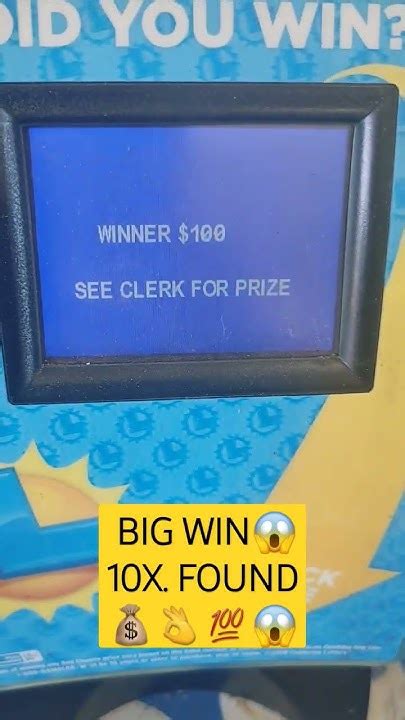 Big Win😱😱😱10x Found💪👌💰💯🍀lucky🍀🍀🍀winner😱💯💰👌scratchofftickets