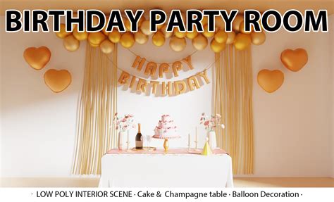 ArtStation - Indoor Scene - Birthday Party Room | Resources