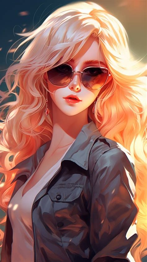 Sunglasses Anime Girl Aesthetic 3 Wallpaper Images And Photos