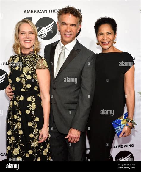 L R Actors Rebecca Luker Brian Stokes Mitchell And Allyson Tucker