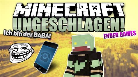 Freunde Anrufen Ich Bin Der Baba Minecraft Ungeschlagen