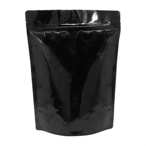 Oz Stand Up Pouch Clear And Black Pbfy Packaging