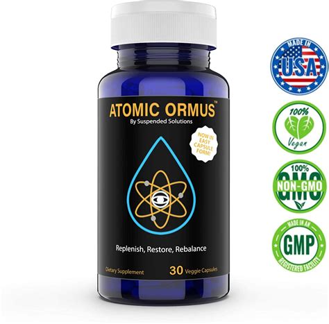 Suspended Solutions - Atomic ORMUS - Capsules - MONATOMIC Gold Capsules - 100% Pure ORMUS Powder ...