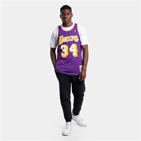 Mitchell Ness NBA Shaquille O Neal Los Angeles Lakers 1996 97