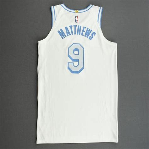 Wesley Matthews Los Angeles Lakers Christmas Day Game Worn