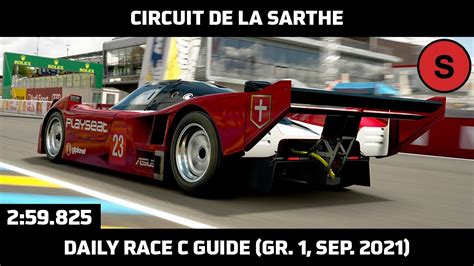 Gran Turismo Sport Daily Race Lap Guide Circuit De La Sarthe