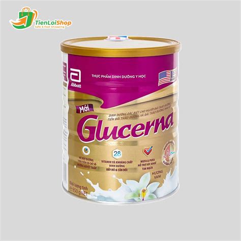 Sữa Bột Abbott Glucena Gold 850g Việt Nam Hương Vani Cho Người Đái Tháo