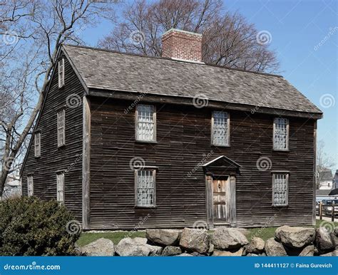 John Adams Birthplace In Quincy Massachusetts Stock Image Image Of