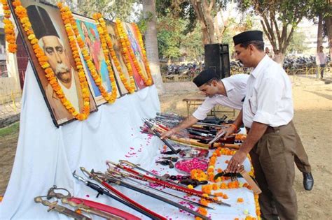 PHOTOS: RSS workers don new uniform on foundation day - Rediff.com ...