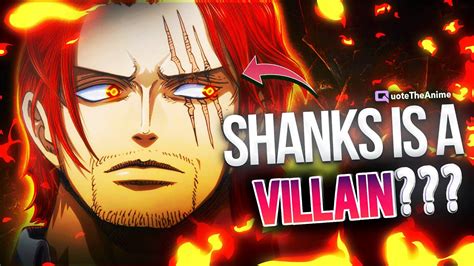 Shanks Is A Villain Youtube