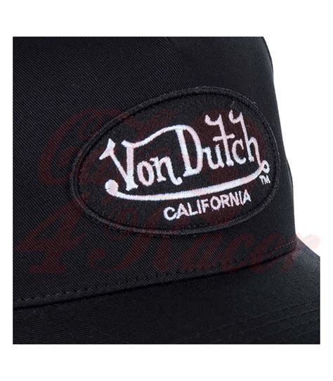 Von Dutch Logo Cap Black