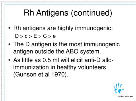 Ppt The Rh Blood Group Powerpoint Presentation Free Download Id