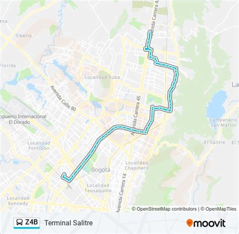 Ruta Z4b Horarios Paradas Y Mapas Terminal Salitre Actualizado