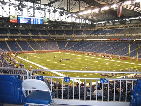 Detroit Lions Interactive Seating Chart with Seat Views