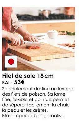 Promo Filet De Sole 18 Cm Kai Chez Culinarion ICatalogue Fr