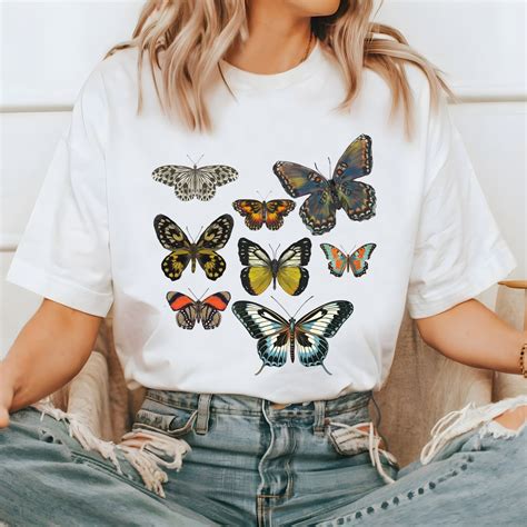 Butterfly Shirt Cottagecore Aesthetic Comfort Colors® Shirt