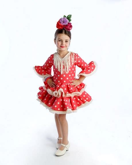 Trajes de gitana para niña 2019 Estilo y Belleza