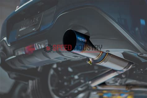 Remark R Spec Single Exit Burnt Tip Catback Exhaust Brz Gr