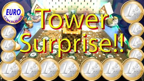 Big Fat Tower With A Surprise Euro Coin Pusher Episode 311 YouTube