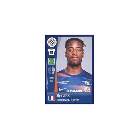 Venta Cromo de Elye Wahi Montpellier Hérault SC Panini Foot 2023