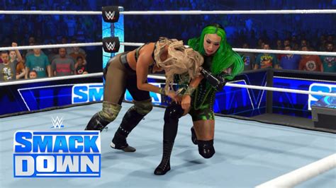 Wwe 2k23 Smackdown Shotzi Vs Lacey Evans Youtube