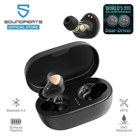 Soundpeats Truengine 3 Se True Wireless Earbuds With Powerful Sound Dual Dynamic Drivers