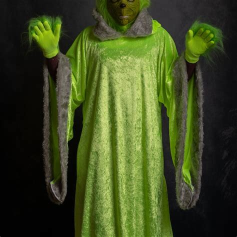 The Grinch Costume Adult - Etsy