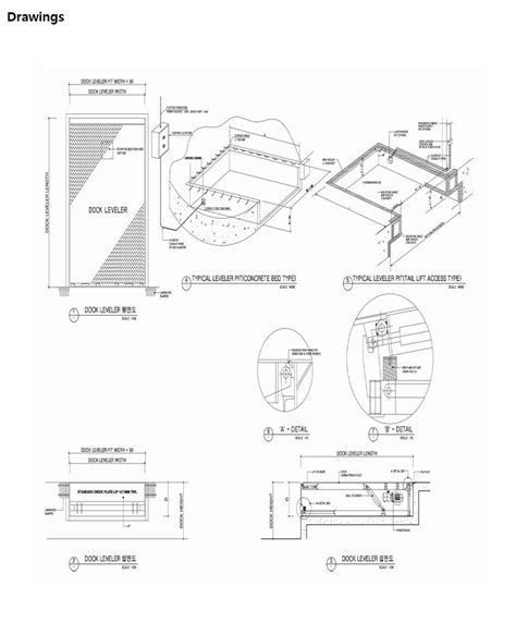 Telescopic Lip Type Dock Leveler Htl By Hana Door Komachine