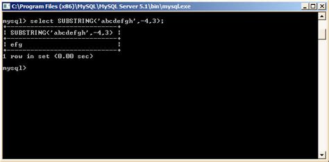 Substring Function In Mssql And Mysql