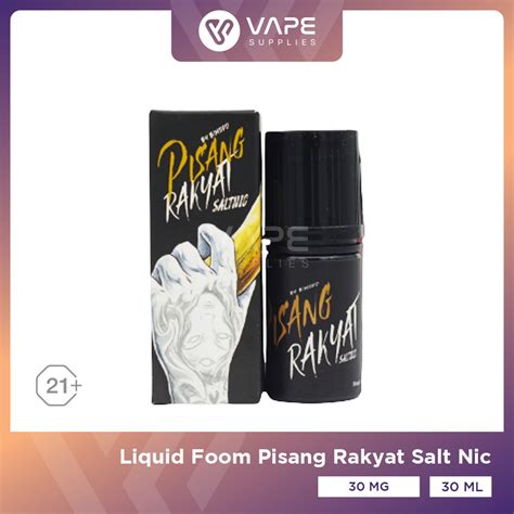 Jual Liquid Foom Pisang Rakyat Salt Nic 30ML By Bimopd X Foom X Flooid