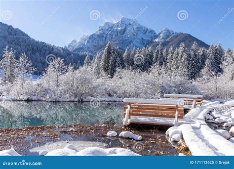 Zelenci Springs at Kranjska Gora Slovenia Stock Image - Image of blue, mountain: 171112625