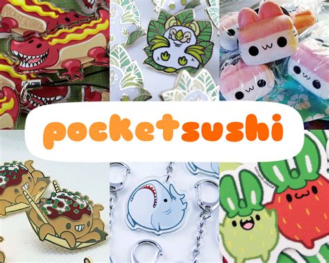 Plush Toys – Pocket Sushi: Indie-artist designed kawaii collectables ...