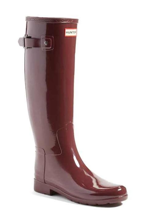 Hunter Original Refined High Gloss Rain Boot At Nordstrom Rain