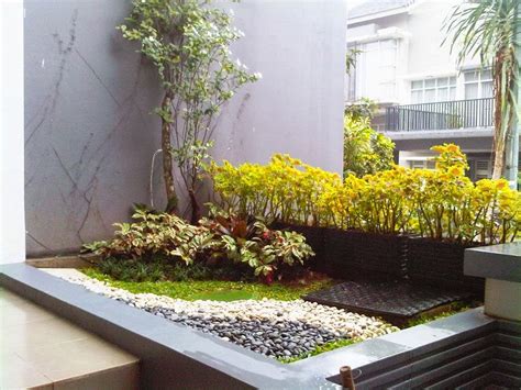 Desain Taman Kering Taman Dalam Rumah Minimalis