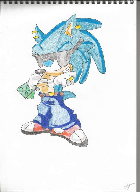 Sonic Gangster Style by XxXDarkxKissXxX on DeviantArt