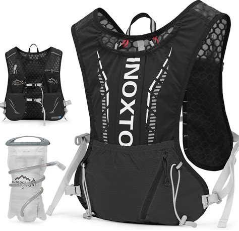 INOXTO Hydration Vest Backpack Lightweight Water Running Vest Pack With