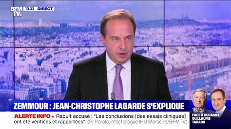 Jean Christophe Lagarde Exprime Ses Regrets Sur Bfmtv Apr S Ses Propos