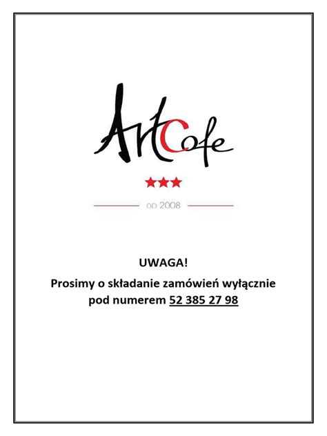 artcafe_menu | PDF