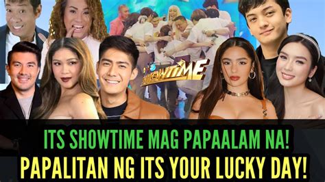 ITS SHOWTIME MAG PAPAALAM NA AT PAPALITAN NG ITS YOUR LUCKY DAY YouTube