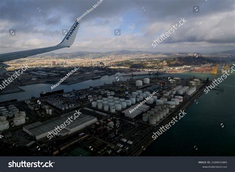 Aerial View Tank Farm Oil Gas Stock Photo 2166931885 Shutterstock