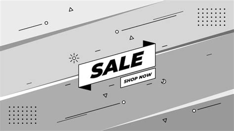 Premium Vector Monochrome Sale