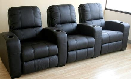 Reclining Home-Theater Seating | Groupon Goods