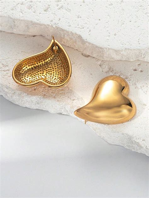 Mazuer Vintage Tono Dorado Aretes Para Mujeres Dise O Elegante Simple