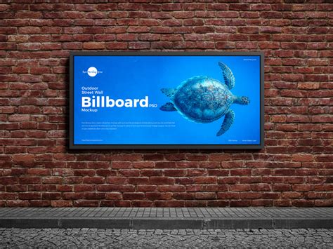 Free Outdoor Street Wall Billboard Mockup Psd Free Mockup Zonefree